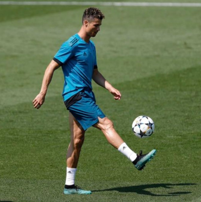 Cristiano Ronaldo ya yi atisaye a Real Madrid