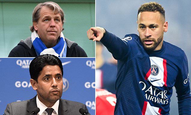 Abayobozi b'amakipe yombi baganiriye ibiganiro byibanze kukuba Neymar yava muri PSG akerekeza muri Chelsea