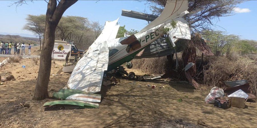 Iy'indege yakoreye impanuka mu gihugu cya Kenya