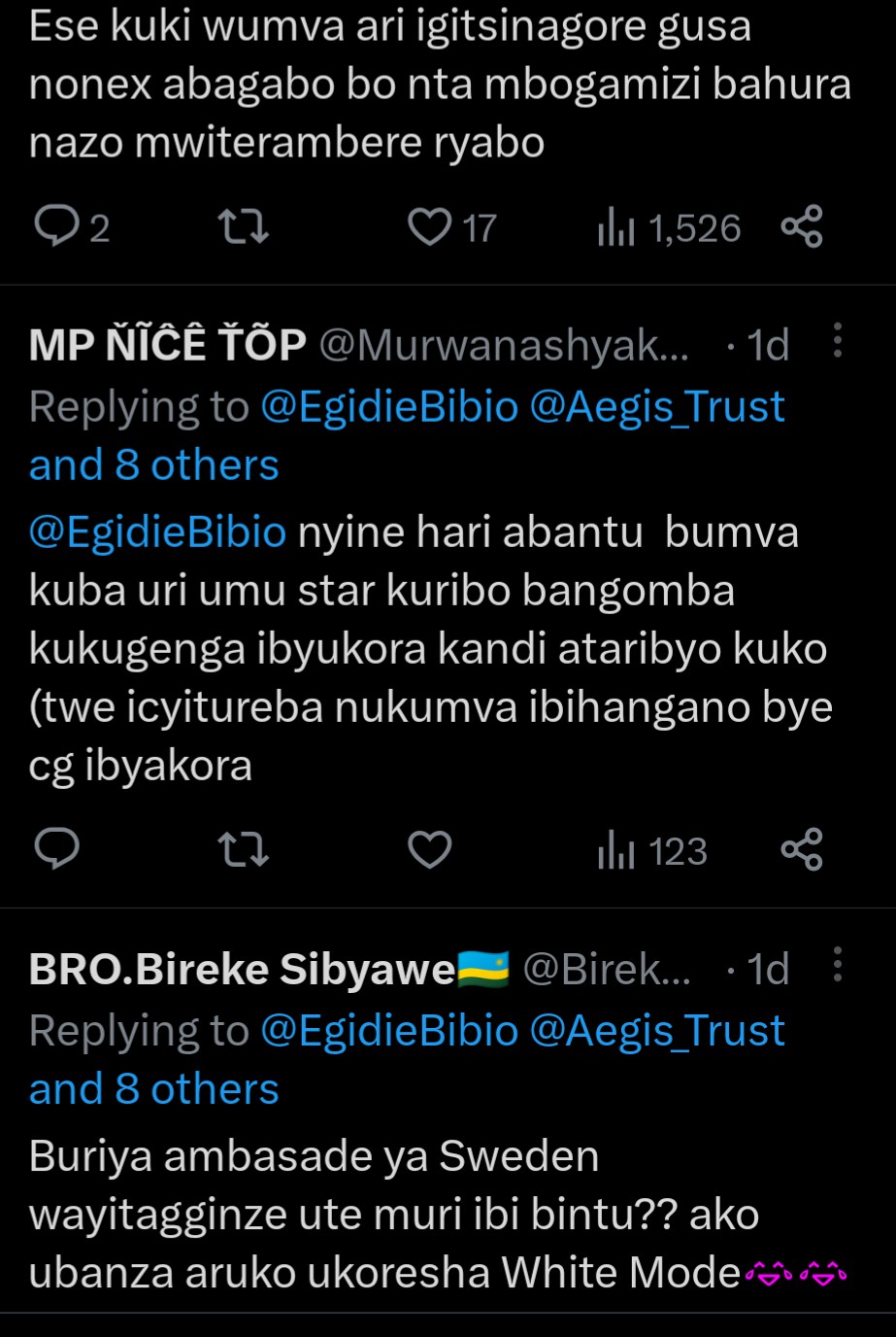 Umunyamakuru Wa RBA, Ingabire Egidie Bibio Yamaganiye Kure Abo Kuri ...