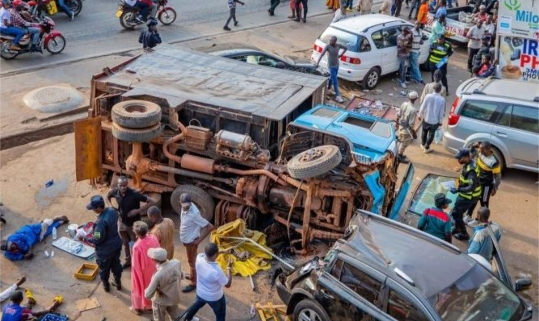 Kigali -Nyabugogo Habereye Impanuka Iteye Ubwoba Aho Imodoka Nini ...