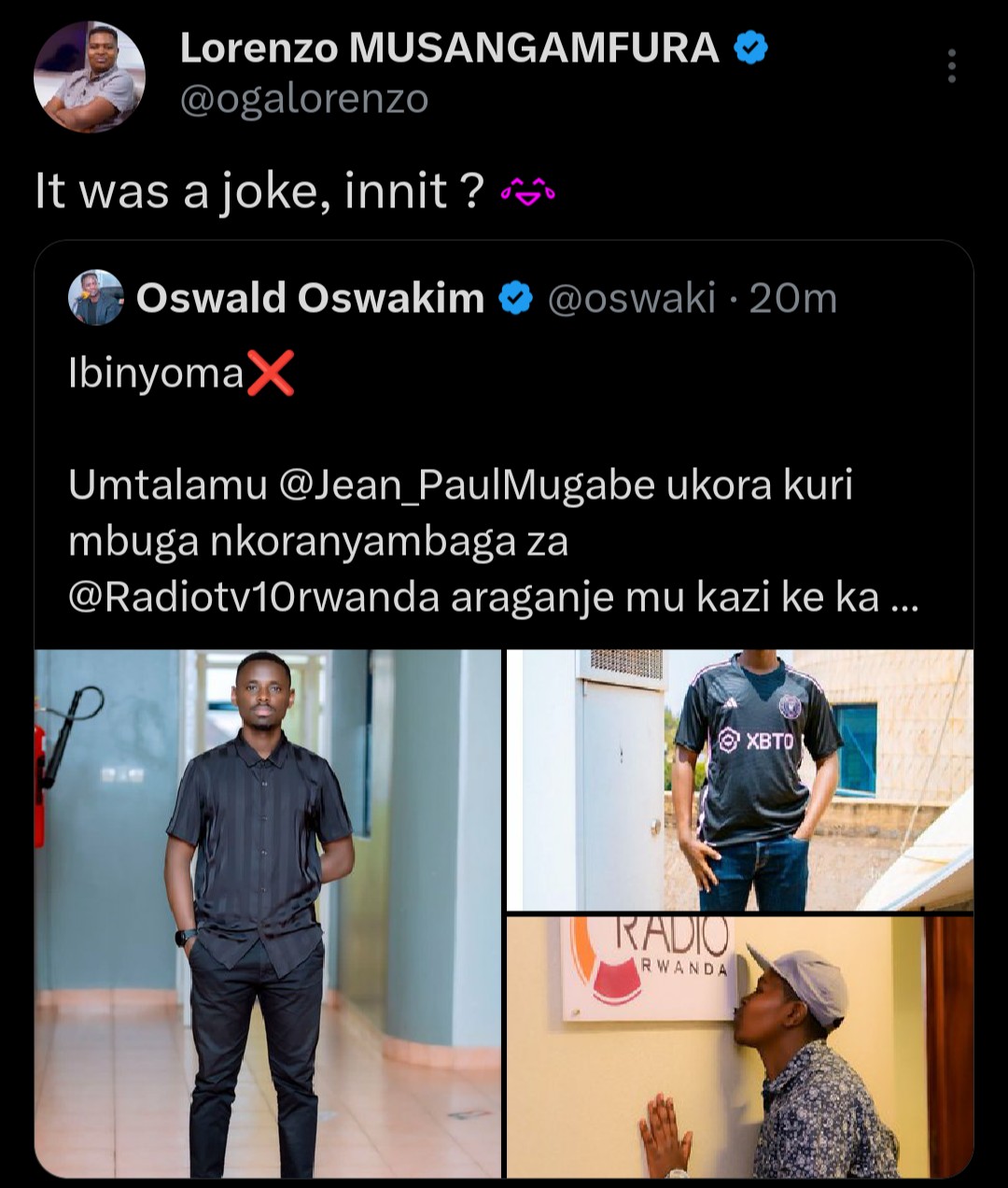 Umucyo Ku Makuru Y'iyirukanwa Ry’umunyamakuru Wa RadioTv10 Wasohoye Amashusho Ya Mutesi Jolly ...