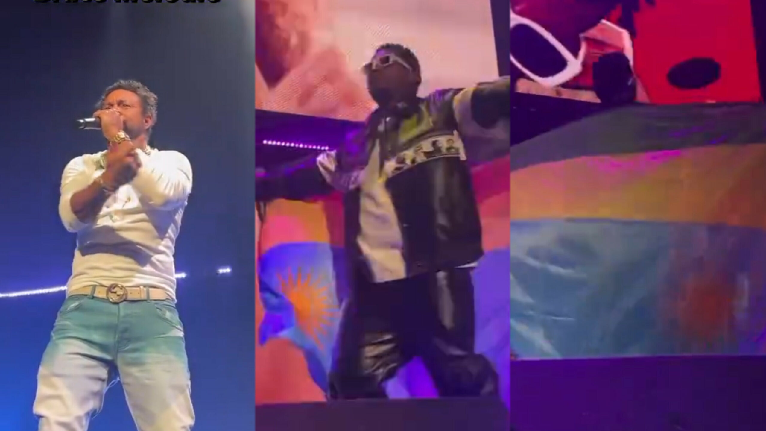 Bruce Melodie yaserutse yifubitse ibendera ry'u Rwanda muri Amerika ...